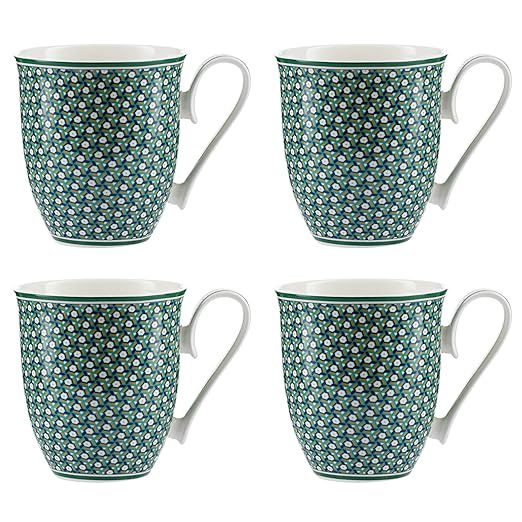 Jameson & Tailor - Juego de 4 Tazas Mugs de porcelana ...
