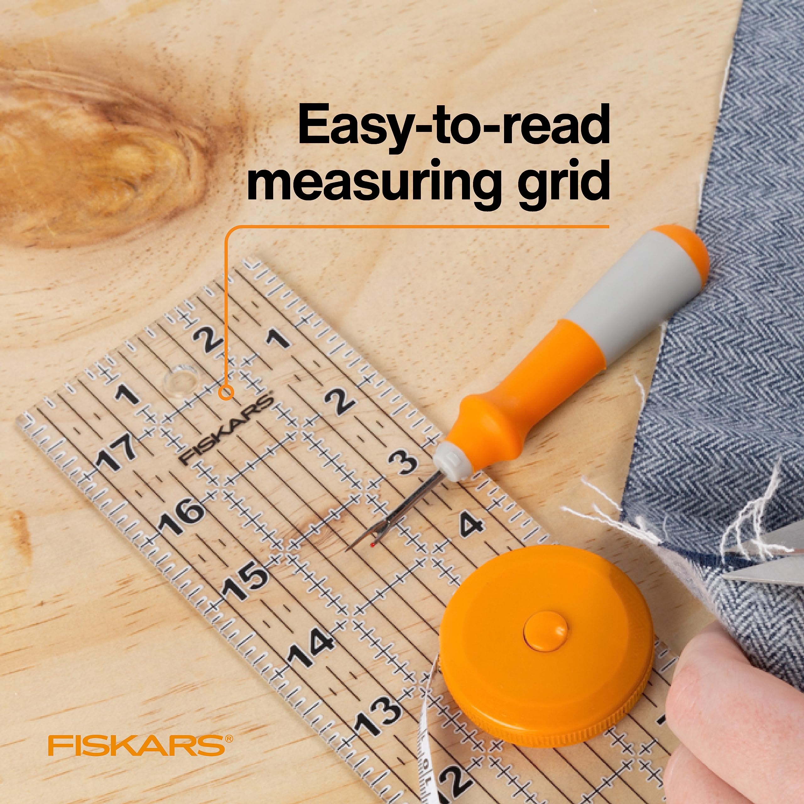 Fiskars Sewing Ruler, 3