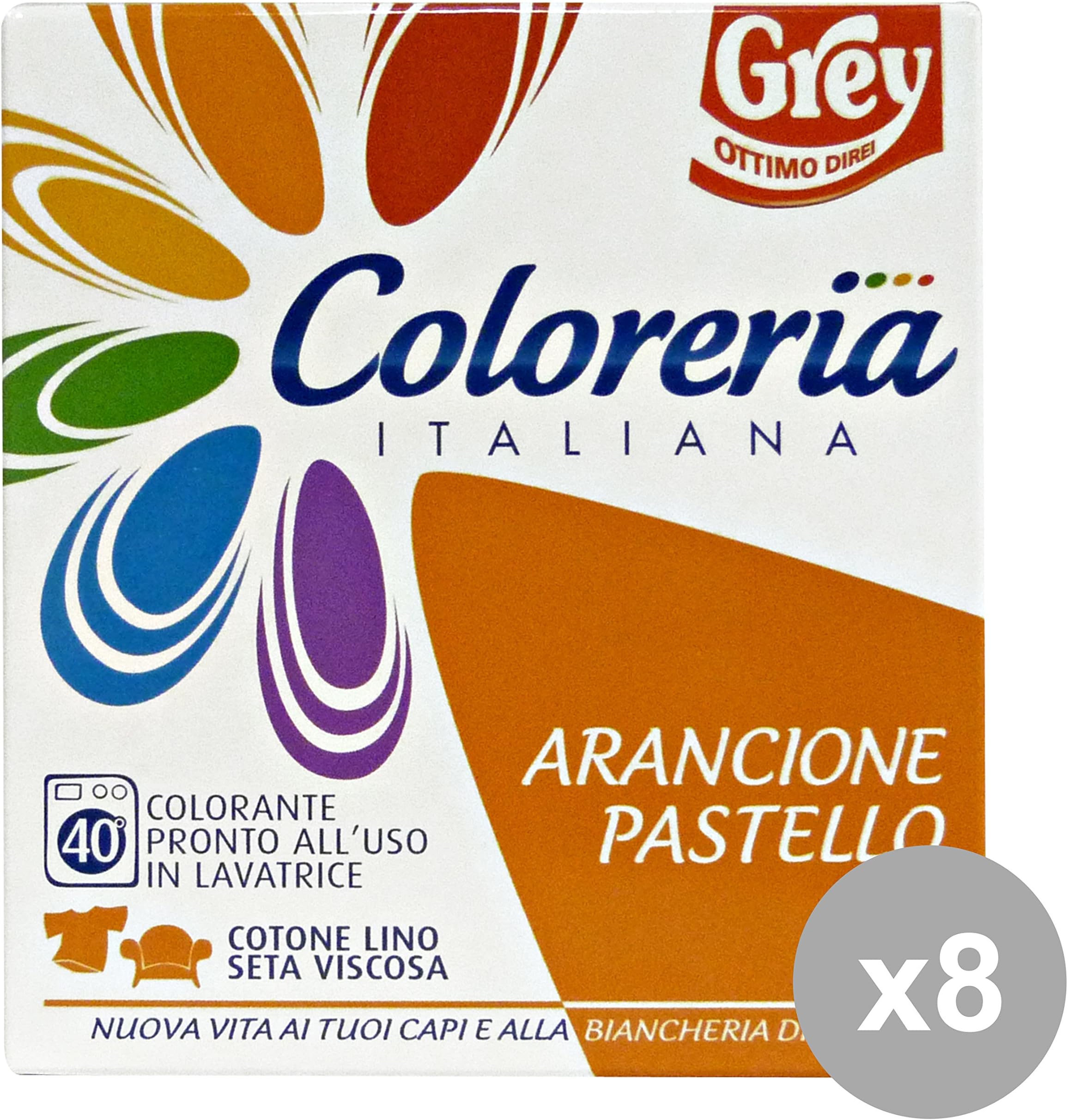 Set 8 COLORERIA ITALIANA ARANCIone Detergents House
