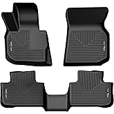 Husky Liners Weatherbeater Floor Mats | Fits 2018-2025 BMW X3 | Front & 2nd Row, 3-pc Black - 95911