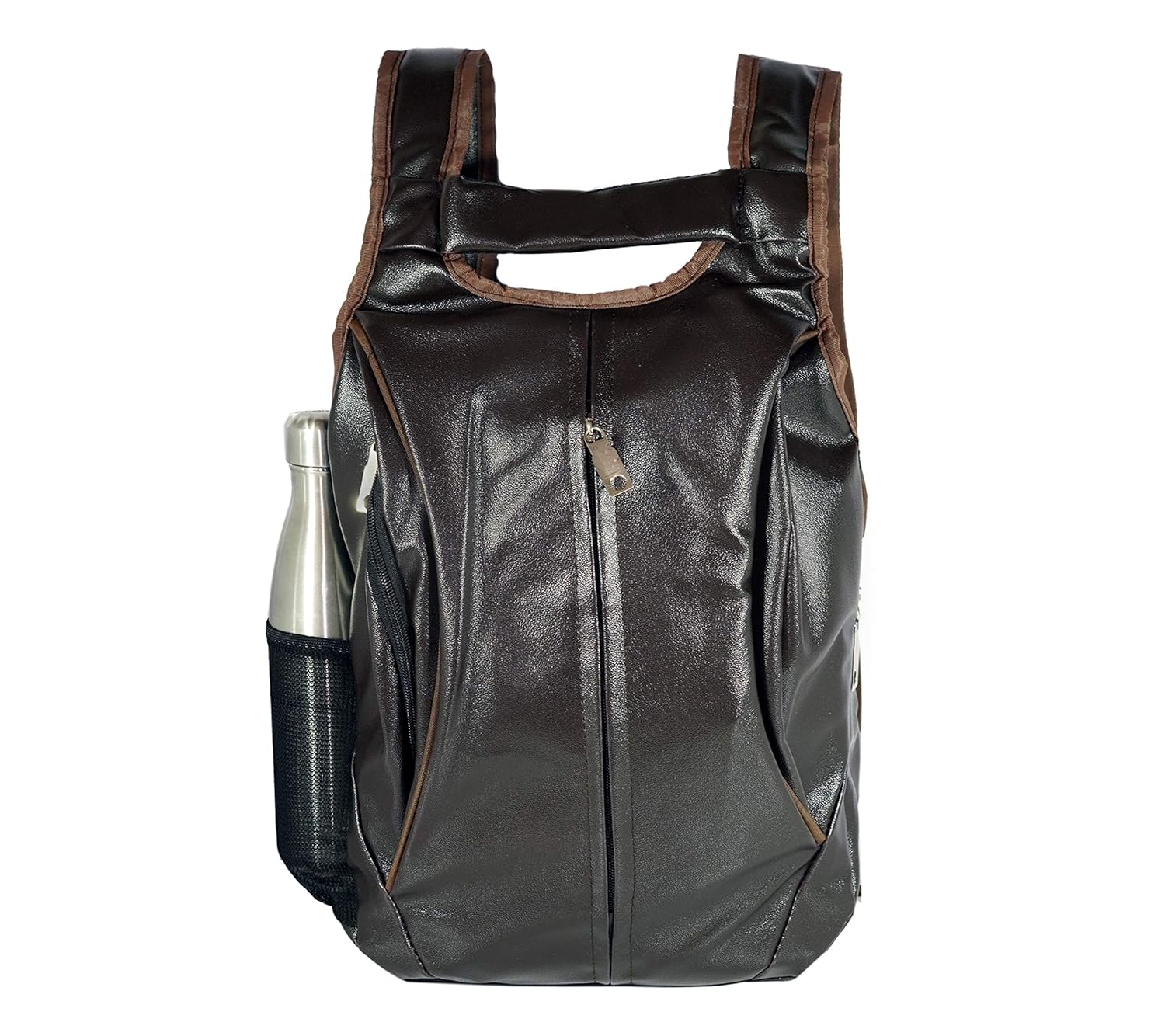 Leather School College Tuition Shoulder Laptop Backpack