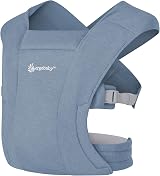 Ergobaby Embrace Baby Carrier for Newborns Oxford Blue Ergonomic Head Support view 2