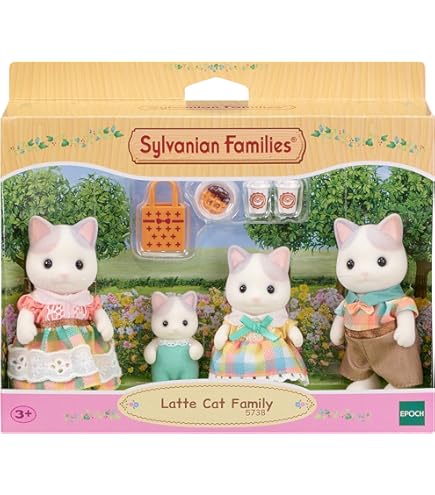 Sylvanian Families - Família dos Gatos Malhados Conjunto de