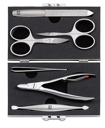 Zwilling 97055-000-0 Twinox Maniküre Set, rostfreier Edelstahl, mattiert, 6-tlg.