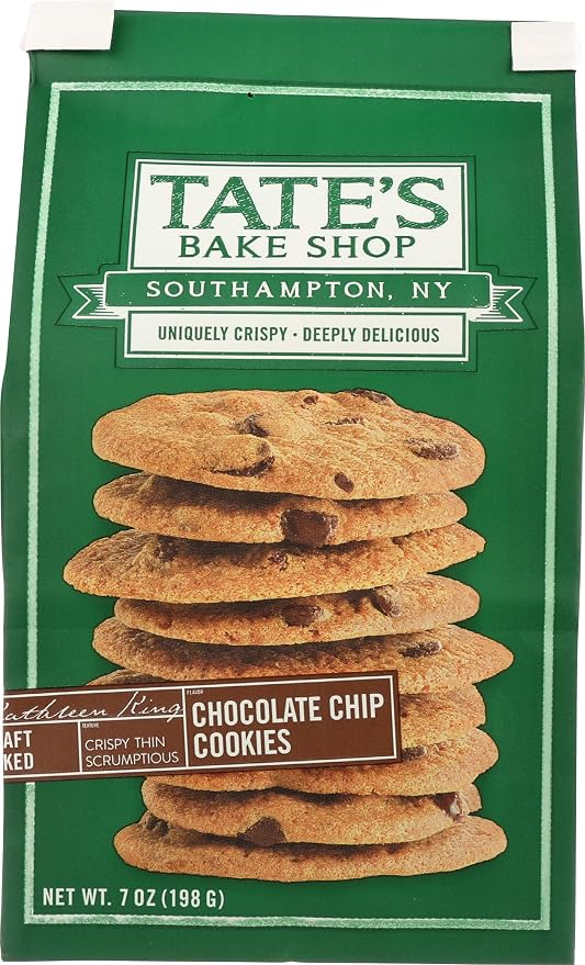 Tate's bake shop all nat choc chip cookie bag 7oz (810291001002)