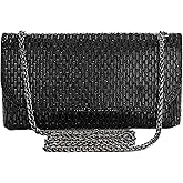 Coucoland Clutch Purses for Women, Formal Evening Bags with Glitter Rhinestones Party Shoulder Bag Wedding Cocktail Prom