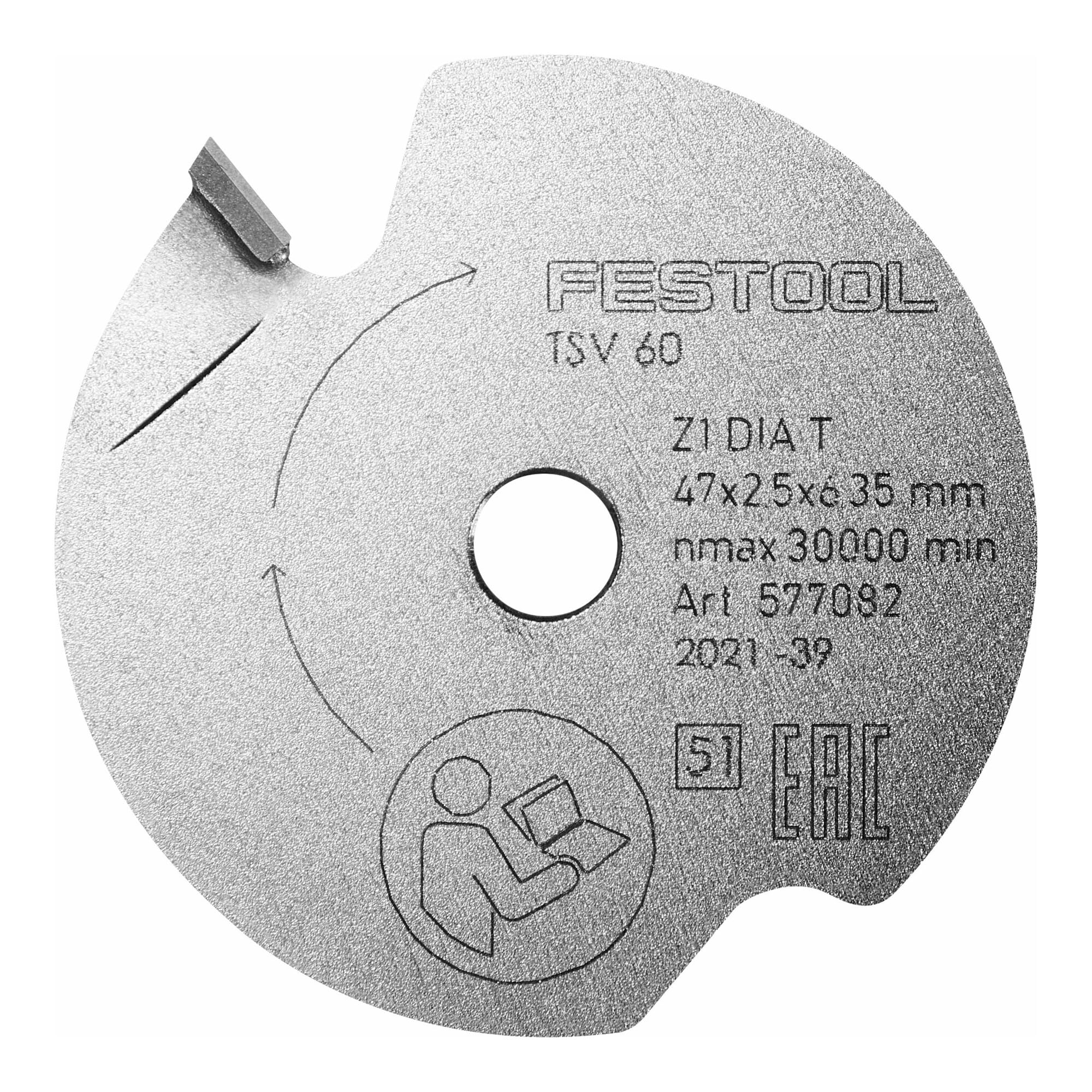 Festool Scoring Saw Blade Dia 47x2,5x6,35 T1