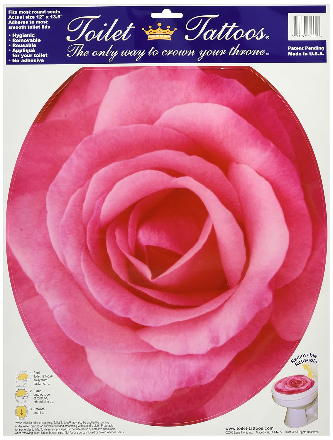 Best round toilet seat decals