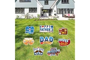 IRCOR Father's Day Decorations Outdoor Father's Day Yard Sign Father Day Decor for Lawn