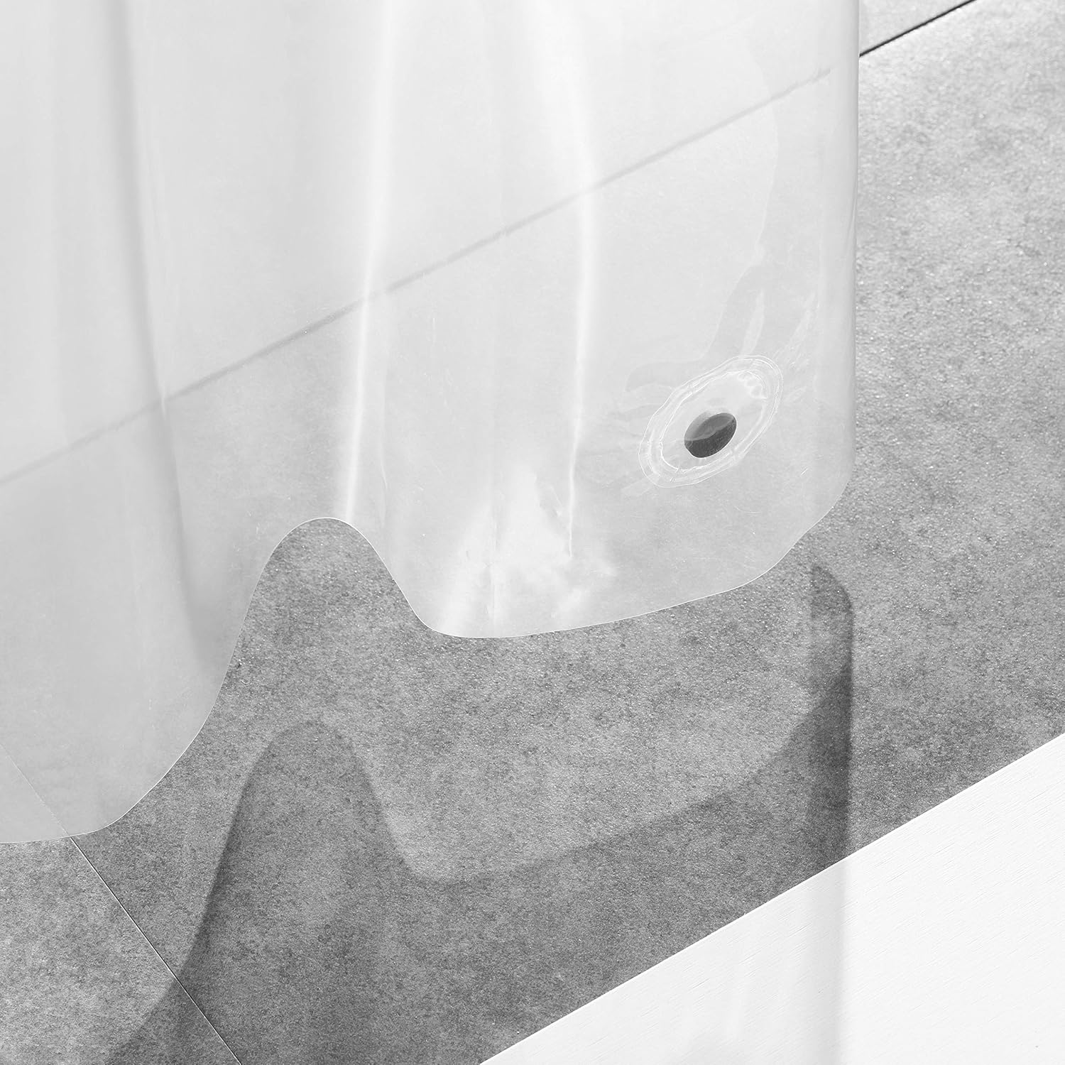 LOVTEX PEVA Shower Curtain Liner - 72x72 Light Weight 3G Clear Liner Water Repellent for Bathroom Shower: Kitchen & Dining