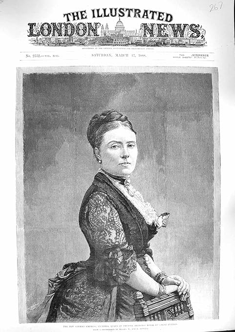 Amazon 18 人のドイツ人の皇后のビクトリア女王のプロシアの王女 アートフレーム ポスター オンライン通販