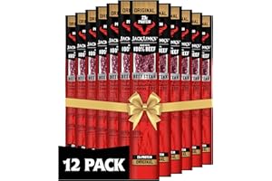 Jack Link's Beef Steak, Original - Protein Snacks, Meat Snack with 23g of Protein, Made with 100% Beef, Individually Wrapped Bulk Snack Pack, Keto Friendly - 2 Oz. (12 Count)