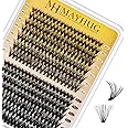 Mayhug Individual Lashes 280Pcs DIY Eyelash Extensions Individual Lashes Wispy Cluster Lashes D Curl 8-15Mix False Eyelashes Individual Extension Clusters at Home (30D+40D,0.05D)