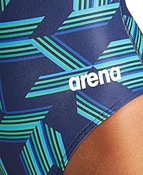 ARENA Puzzled Light Drop Back Women's One Piece