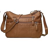 VOLGANIK ROCK Purses for Women Soft PU Leather Shoulder Bag Ladies Crossbody Purse and handbags Lightweight Pocketbook