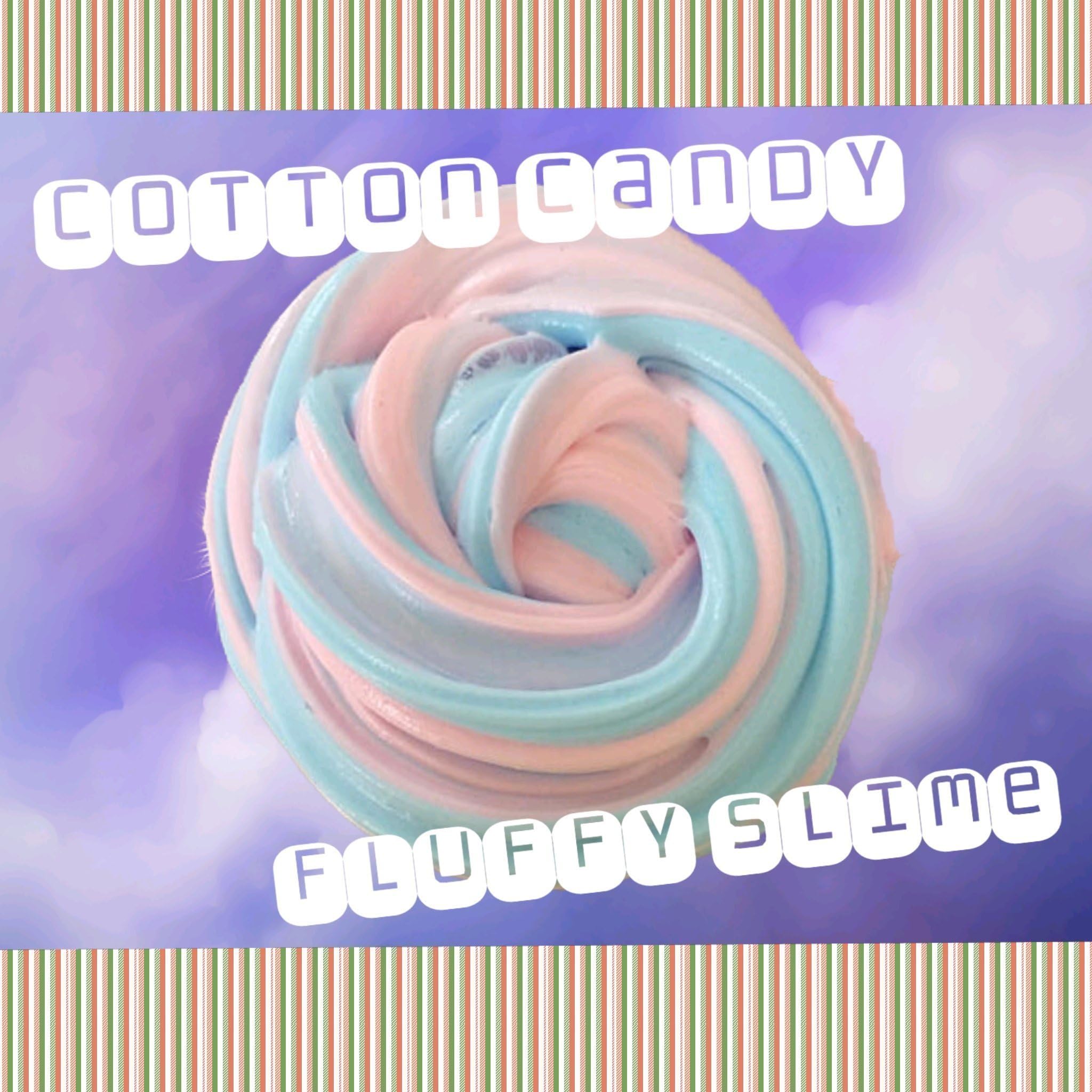 Cotton Candy Mixing Fluffy Slime Instagram 6oz pot UK diy homemade