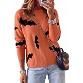 Arach&amp;Cloz Women's Relaxed Fit Sweaters Spring Fall Casual Cozy Tops 2026 | 100% Cotton, Figure-Friendly, Long Sleeve Tops, Lightweight &amp; Breathable Fabric, Fall Outfits, Daily Capsule Wardrobe