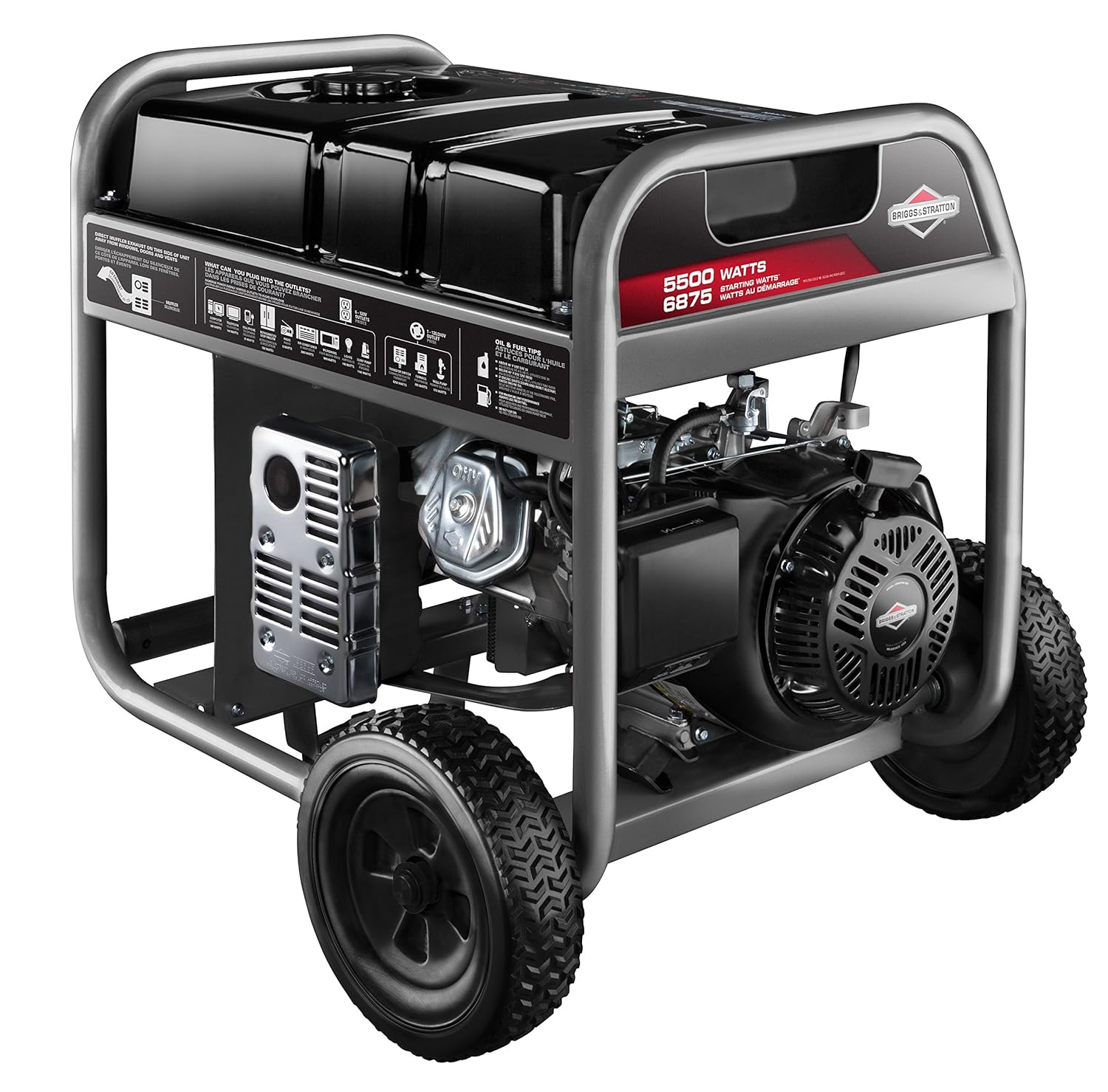 Amazon.com : Briggs & Stratton 30658, 5500 Running Watts/6875 Starting Watts