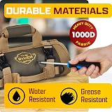 The Ryker Bag Tool Organizer Small Roll Up with 6 Pouches view 5