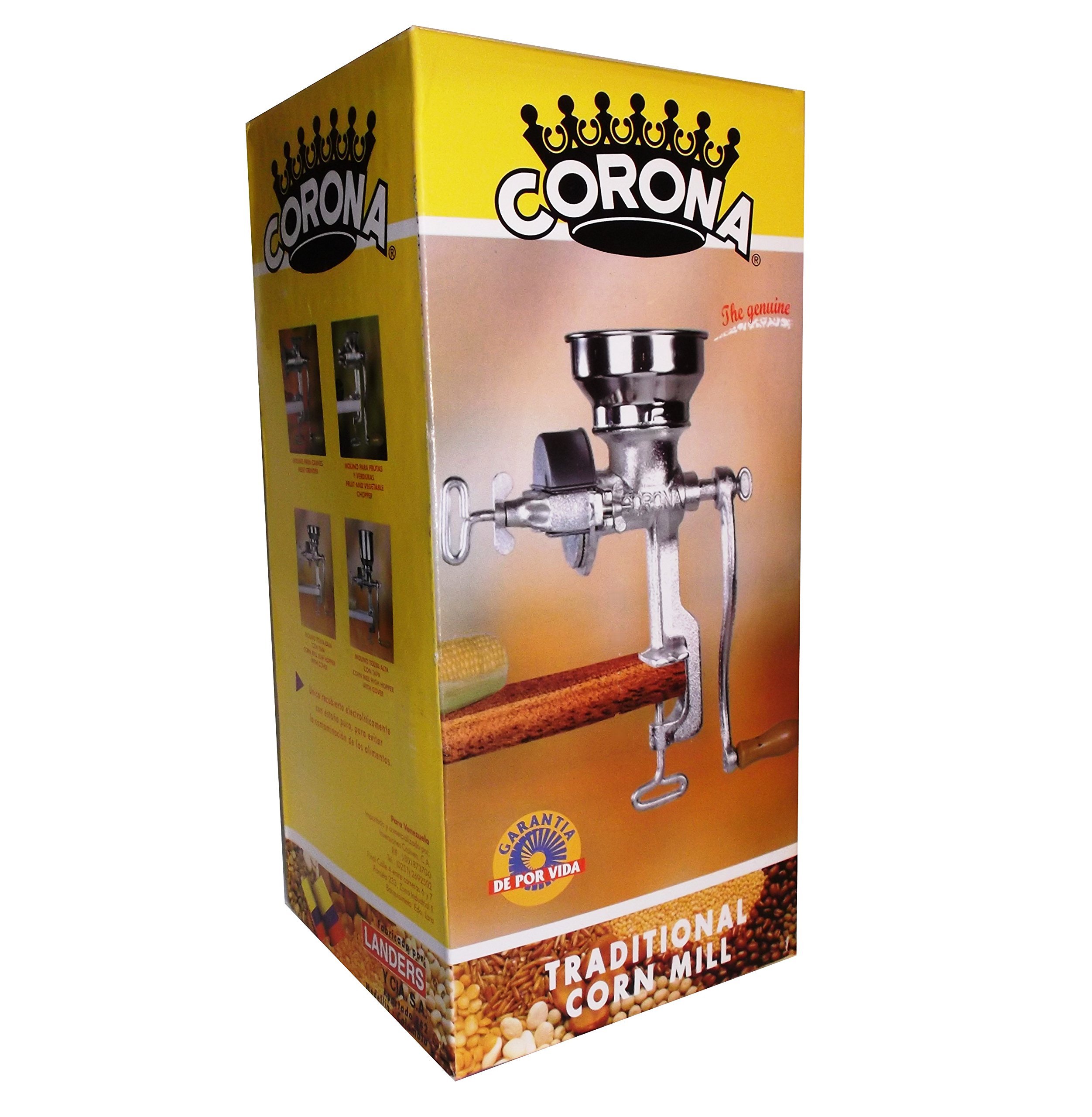 Corona Corn & Grain Mill with Low Hopper 100 Low Hopper Free Shipping