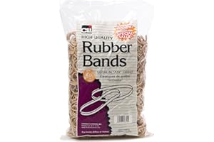 Charles Leonard Rubber Bands, 32 (3 x 1/8 Inches), Amber, 1 Pound Bag (56632)