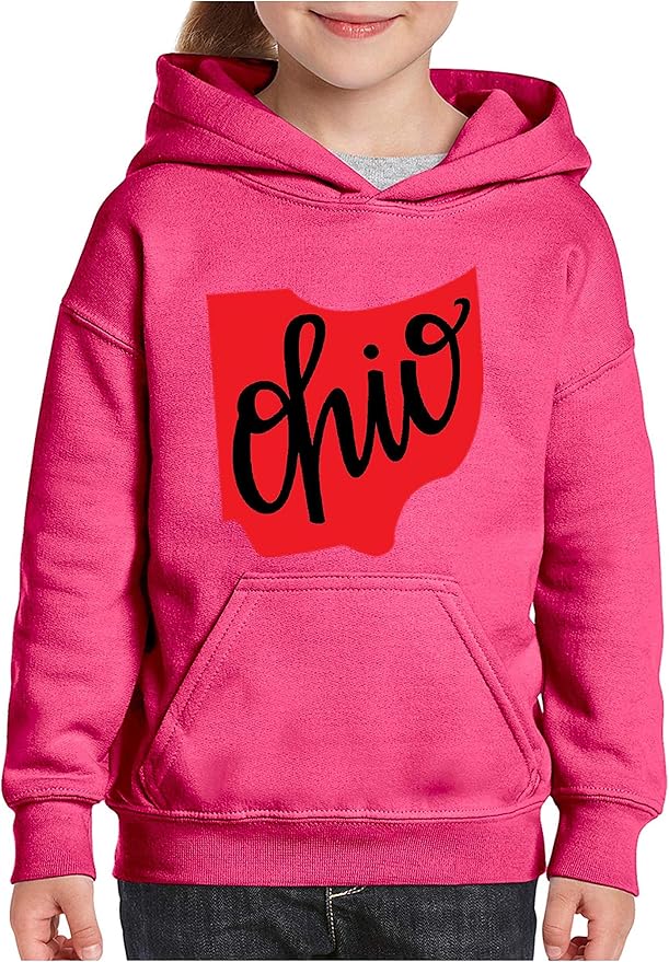 Amazon Com Mom S Favorite Ohio State Flag Cincinnati Traveler S Gift Unisex Hoodie For Girls And Boys Clothing