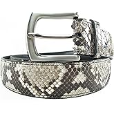 Pelgio Genuine Python Snake Skin Casual Men's Belt 46" Long