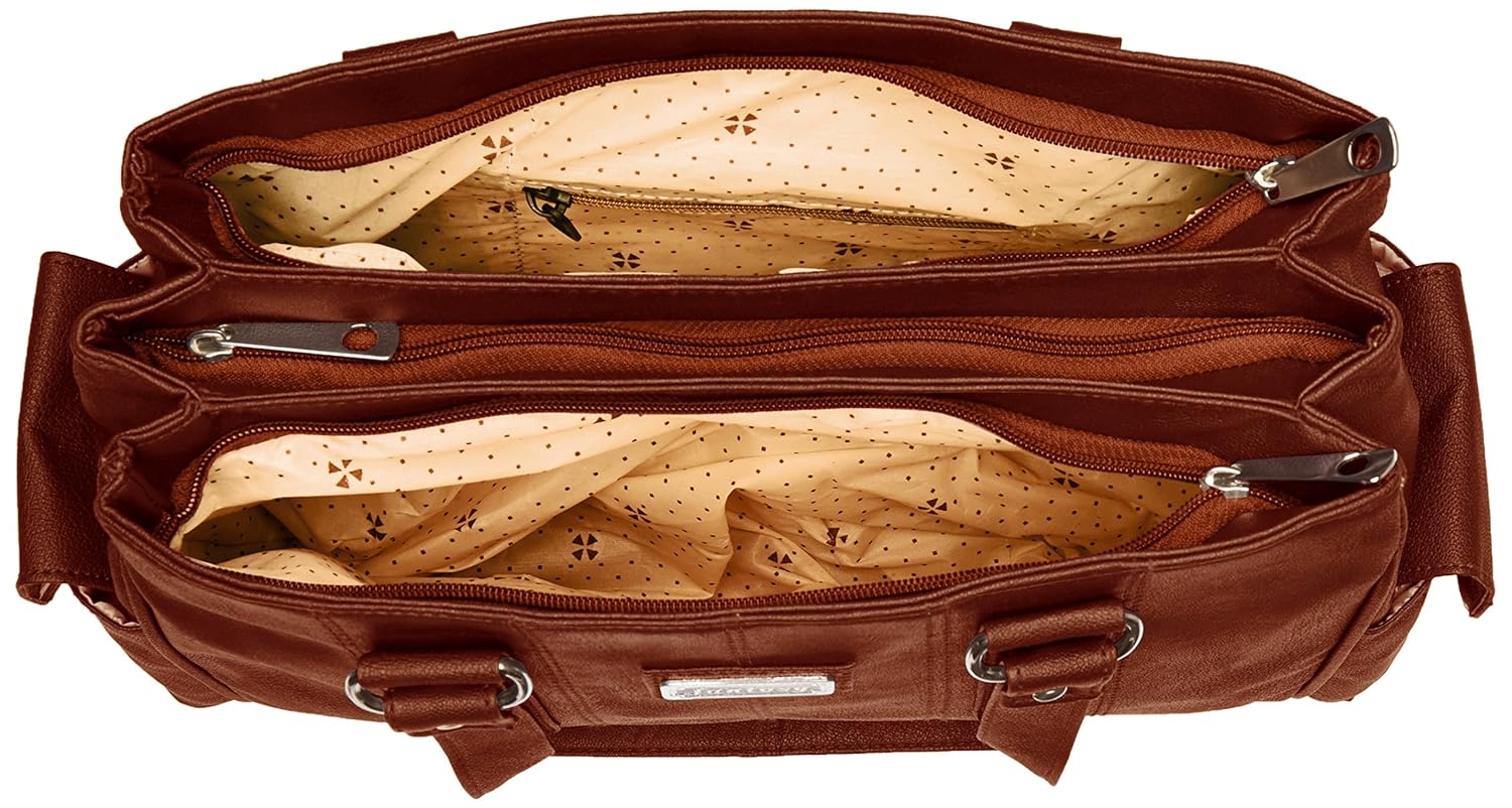 fantosy women's handbag (fnb-127, tan)