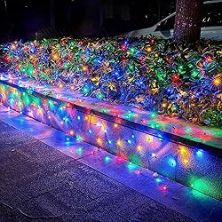 Dirnun Led Christmas Net Lights Outdoor Christmas