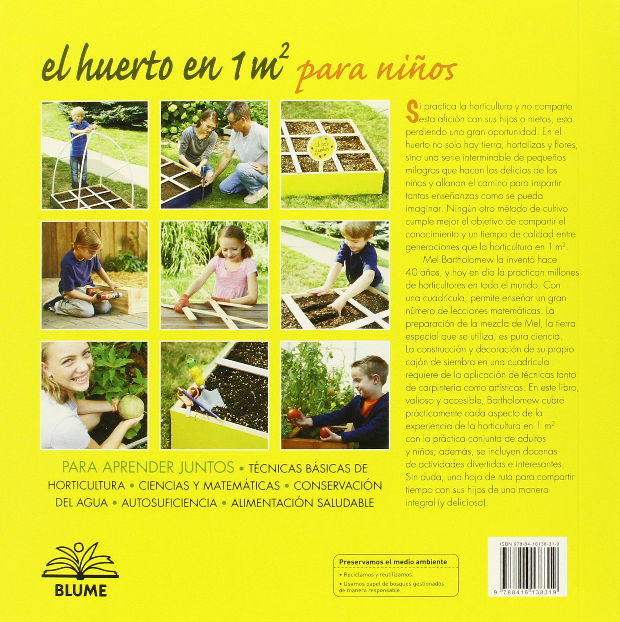 El huerto en 1 m2 para niños: Para aprender juntos: técnicas ...