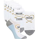 Hot Sox Women's Fun Wedding Bliss Crew Socks-1 Pair Pack-Cool & Cute Bride Novelty Gifts