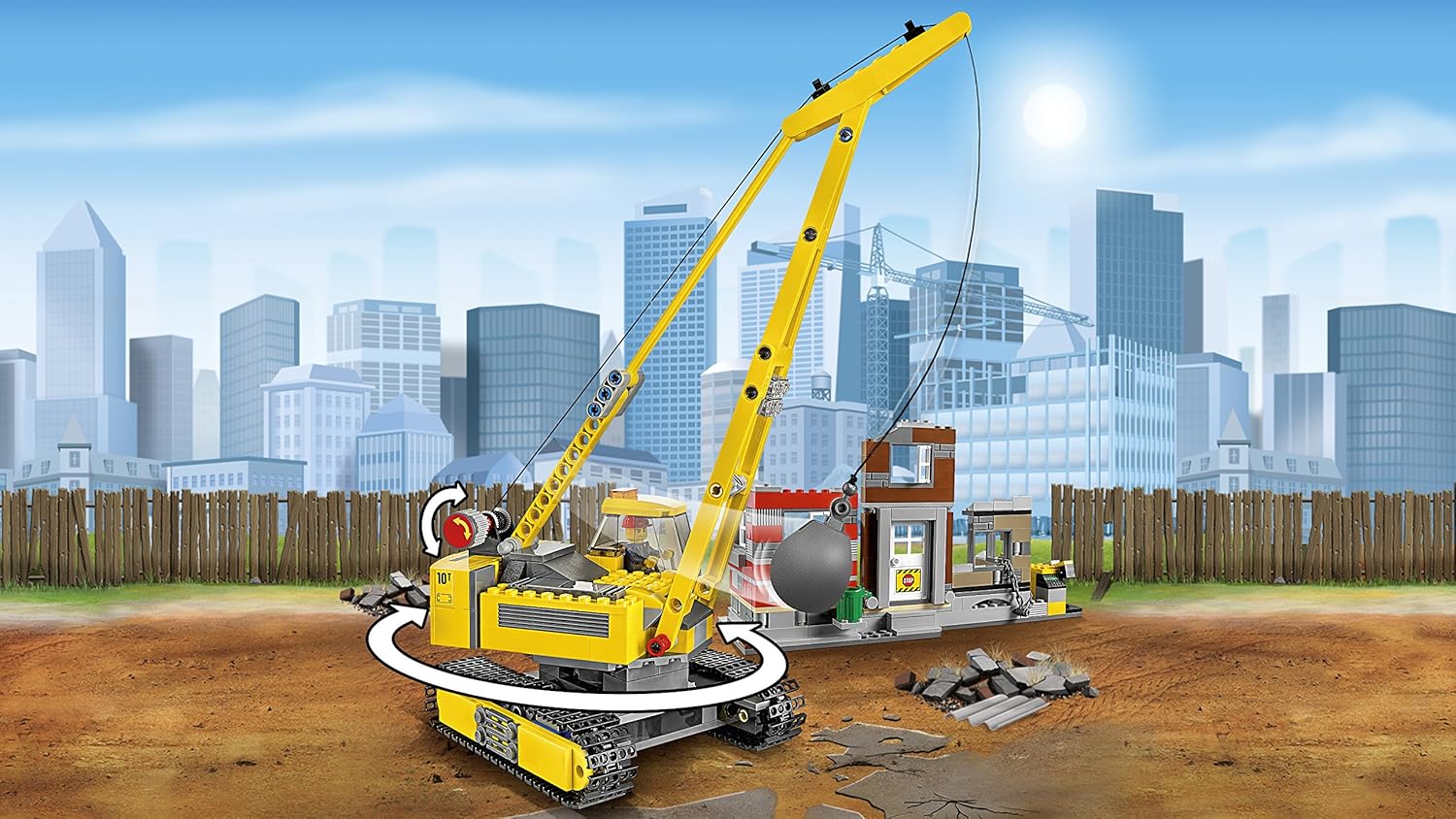 Lego Uk City Demolition Demolition Site Amazon Co Uk Toys Games