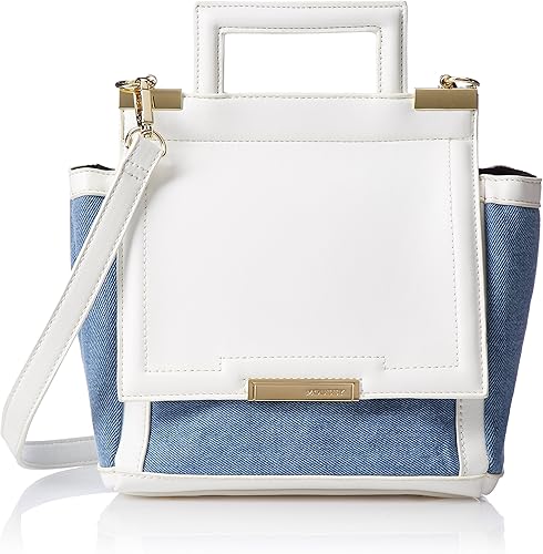 Amazon マウジー ショルダーバッグ フレームデニム ホワイト Moussy マウジー ショルダーバッグ