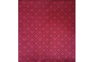 BALIKEN 108X56 Inch Section of Two-Tone Suited Poker Table Speed Cloth, with Diamonds Hearts Clubs and Spades Patterns Waterproof Easy to Clean