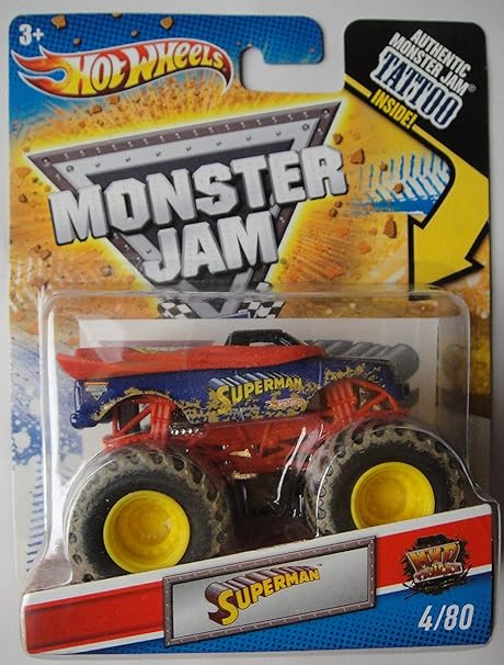hot wheels superman monster truck