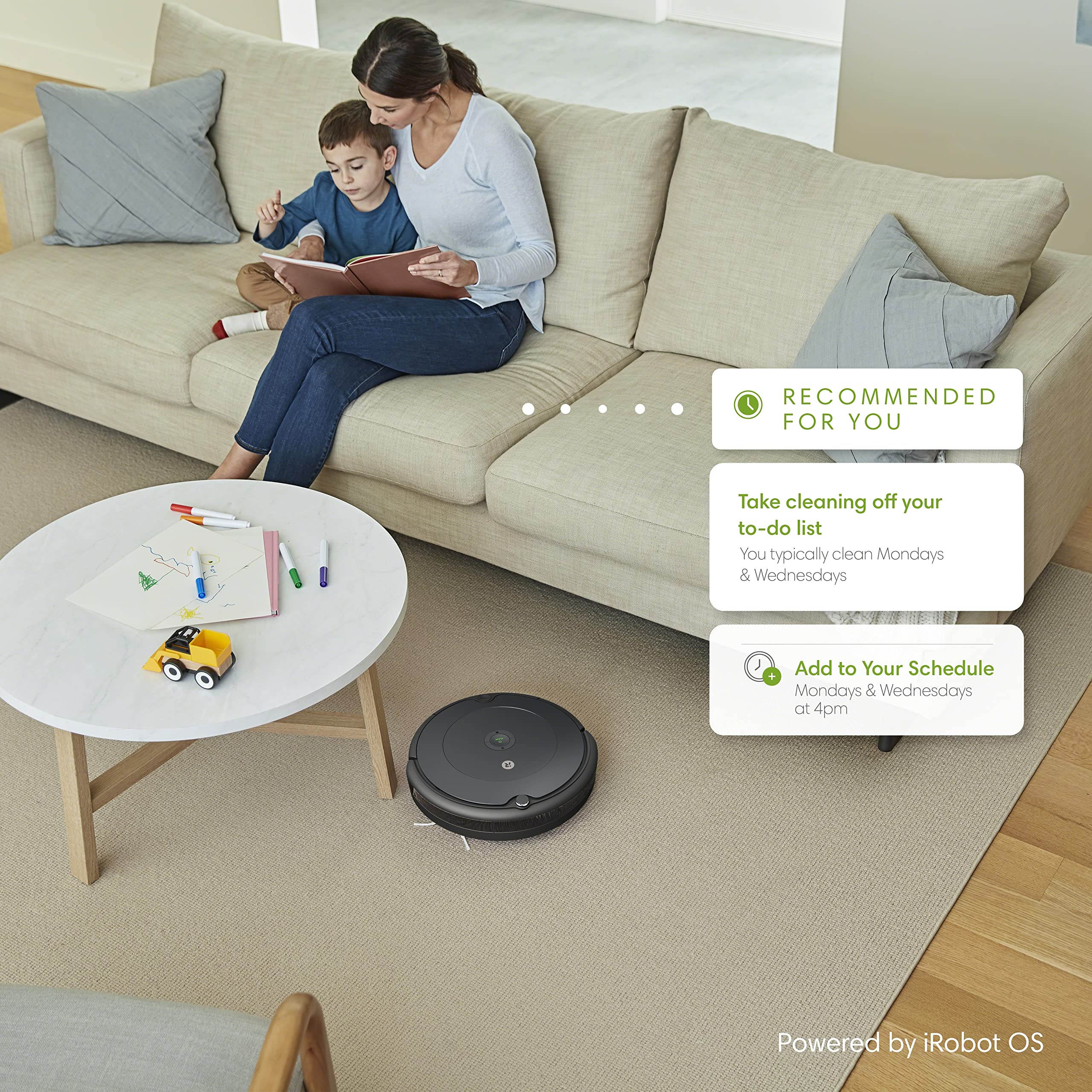 iRobot Roomba 694 Robot Vacuum-Wi-Fi Connectivity, Personalized Cleaning Recommendations, Works with Alexa, Good for Pet Hair, Carpets, Hard Floors, Self-Charging - View 5