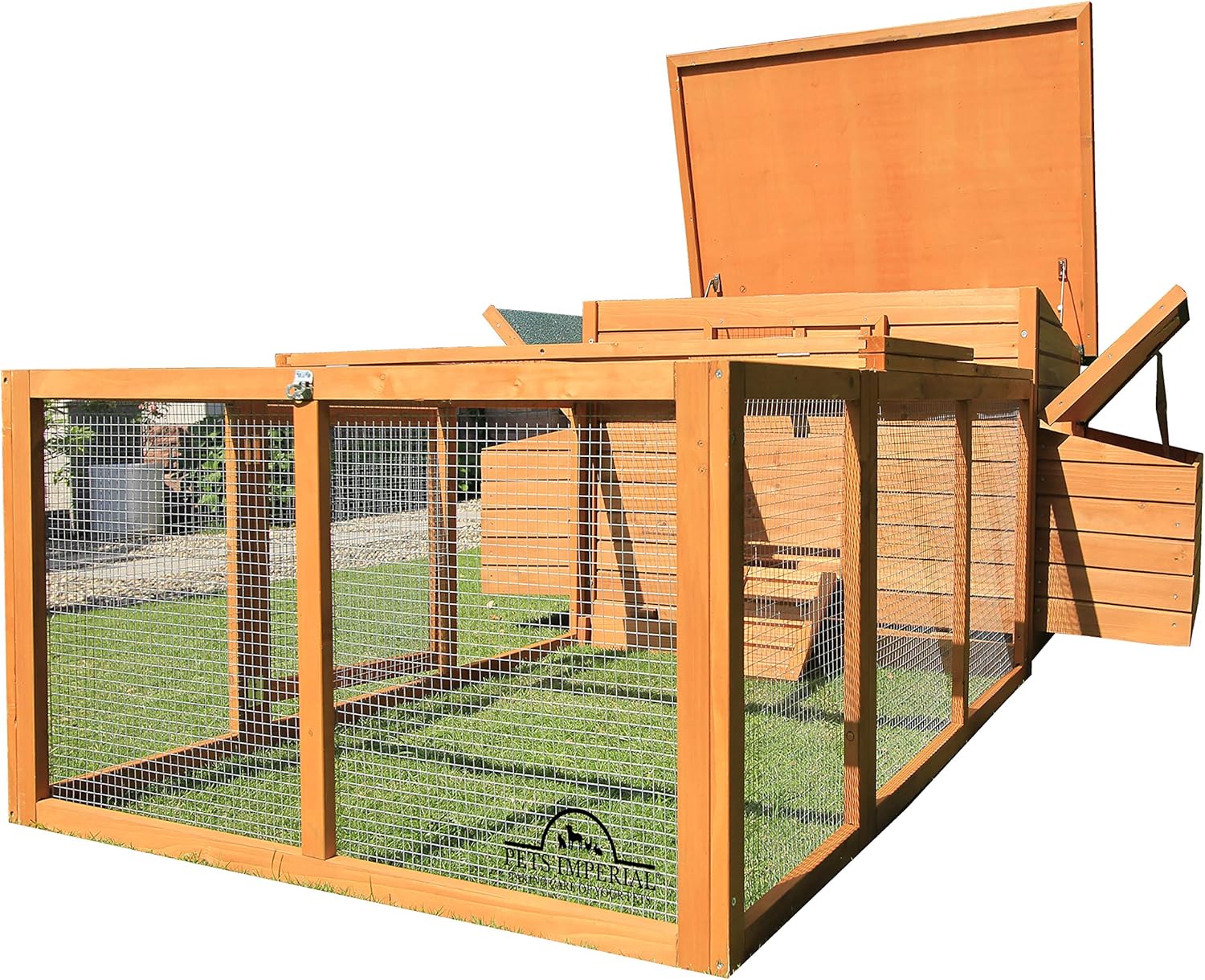 Pets Imperial® Balmoral Double Large Chicken Coop With Run Suitable For