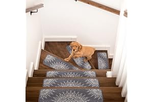 Beverly Rug Stair Treads for Wooden Steps Stair Treads Carpet Carpet Treads for Wood Stairs Non Slip Stair Treads Indoor Carp