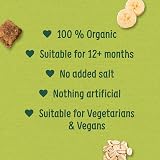 Organix Organic Flapjacks for Toddlers Oat & Banana Sugar-Free 4 x 20g Bites view 4
