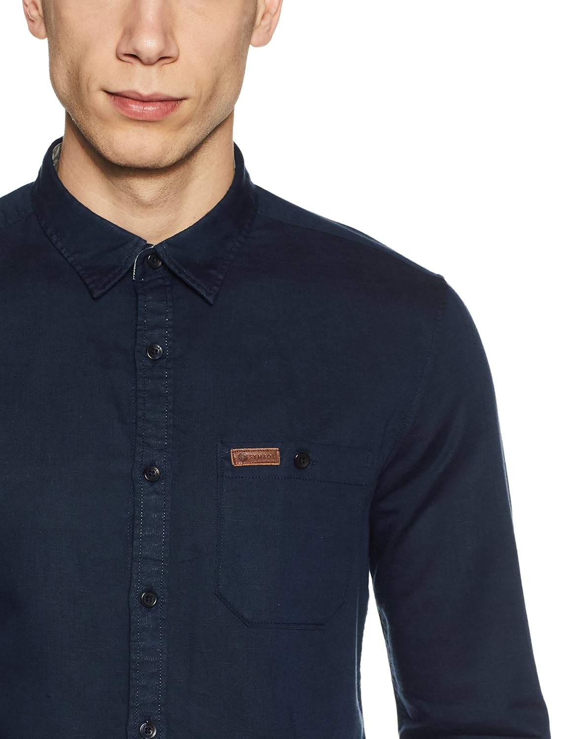 symbol amazon brand men's casual regular fit shirt