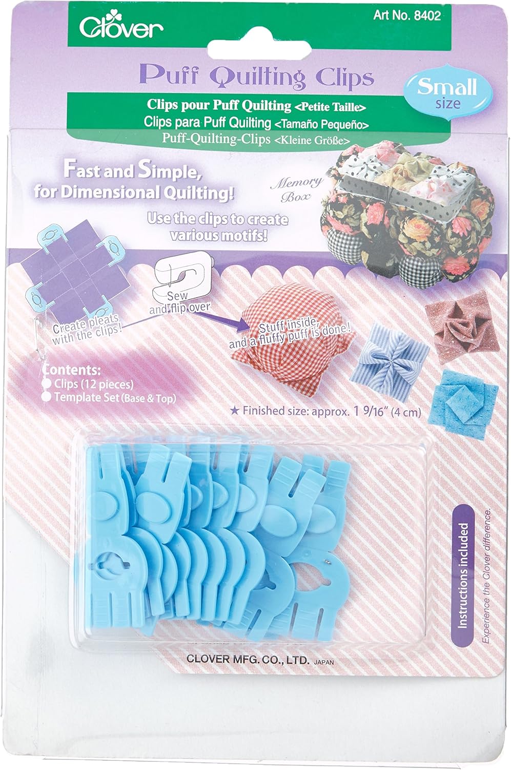 Clover Puff Quilting Clips Small Amazon.co.uk Kitchen & Home