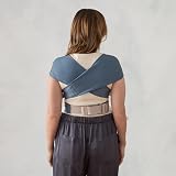 Ergobaby Embrace Baby Carrier for Newborns Oxford Blue Ergonomic Head Support view 4