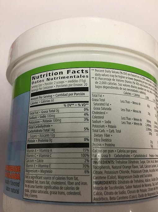 Amazon.com: Herbalife H3O Fitness Drink – Orangeade, canister: Health & Personal Care