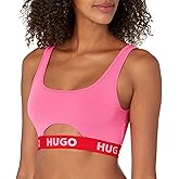 HUGO Women's Cut-Out Cotton Bralette