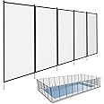 All-Safe Pool Fence 5Ft x 15Ft, Swimming Pool Child and Pet Safety Fencing, DIY Installation, Black