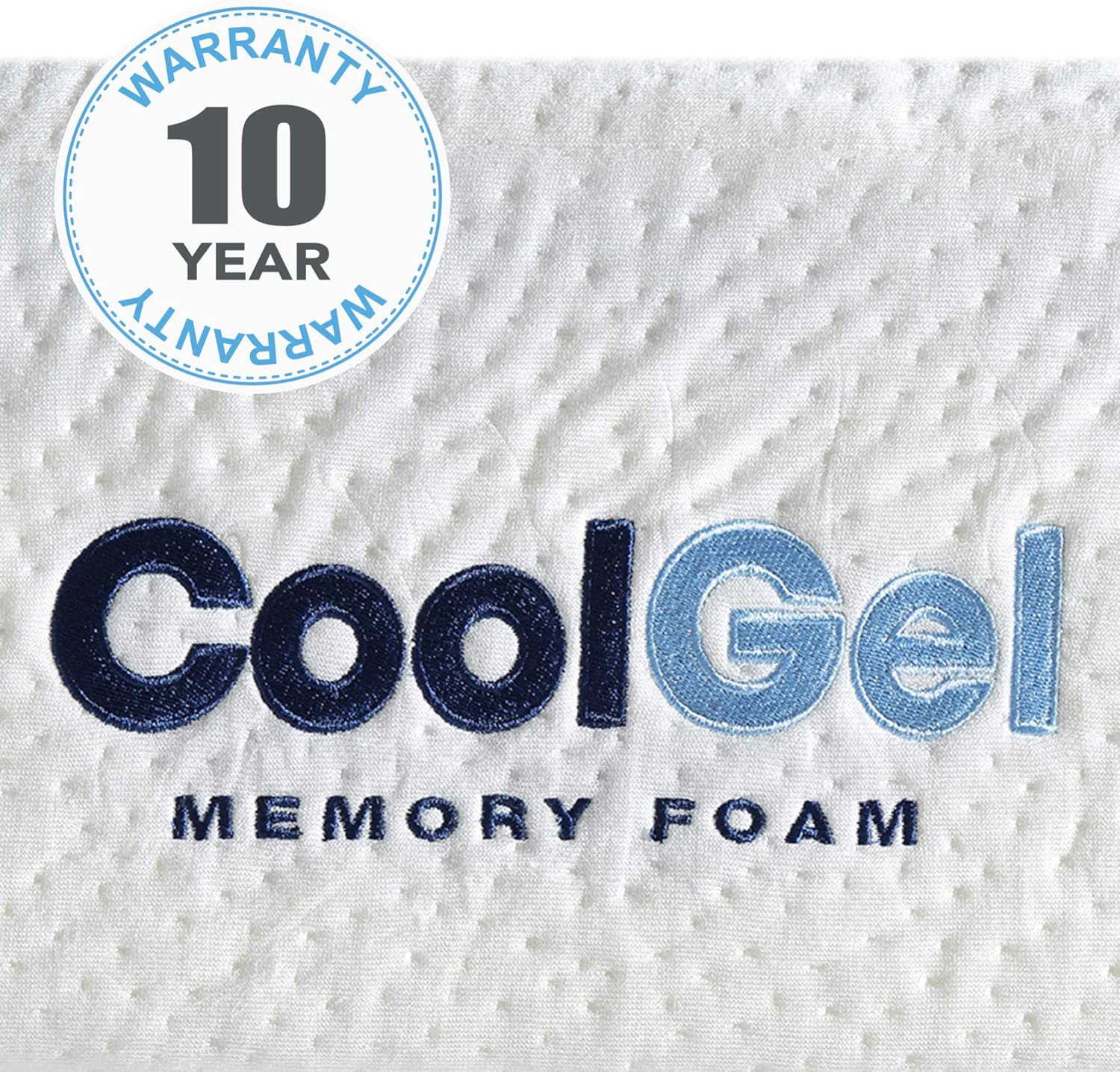 Classic Brands Cool Ventilated Gel Memory Foam 8-Inch Mattress, Twin, White: Furniture & Decor