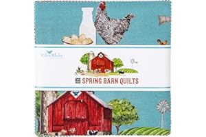 Tara Reed Spring Barn Quilts 5" Stacker 42 5-inch Squares Charm Pack Riley Blake Designs 5-14330-42