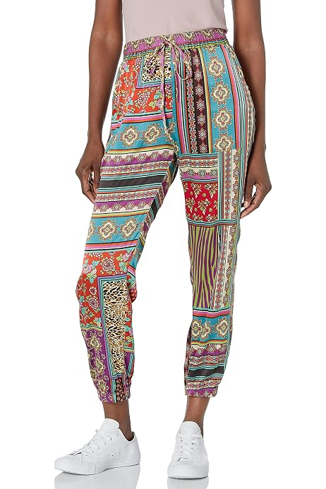 Johnny Was Women's Silk Pant, Multi A 