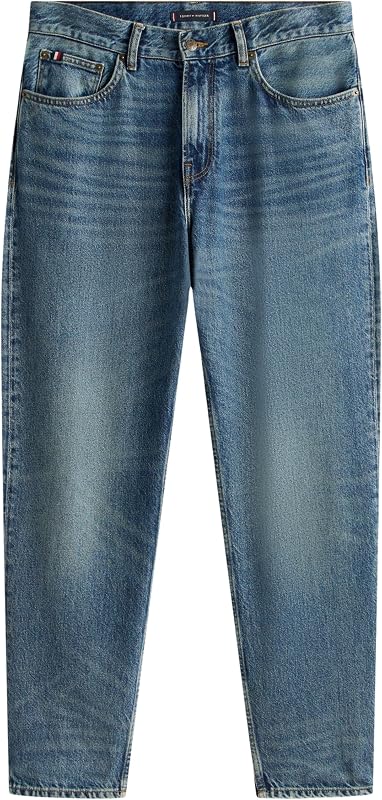 Jeans Harlem Tapered Mid-Rise Masculino, Azul (Torrance Indigo), 33W/34L — foto 5 de 5