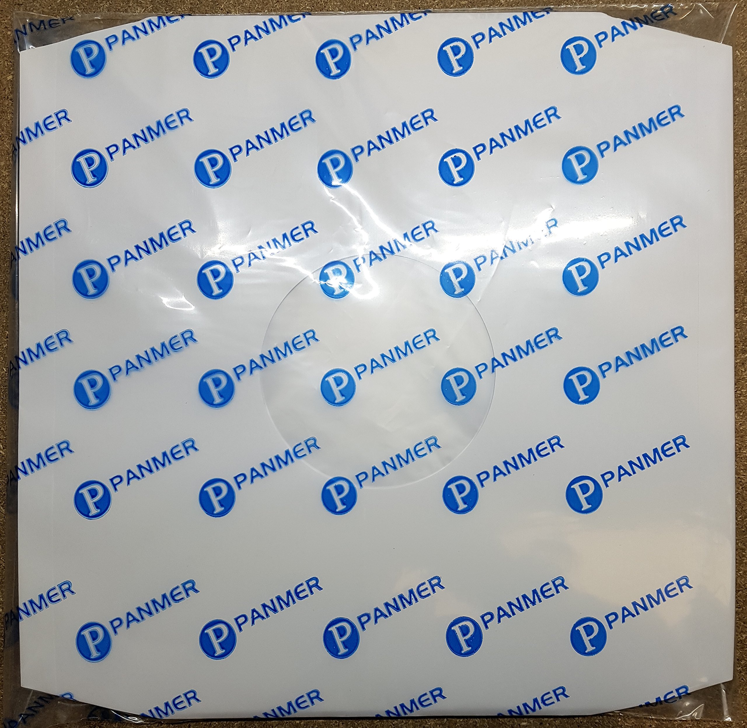 12" White Polylined Record Inner Sleeves x 100